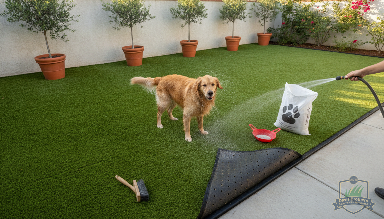 Pet-Friendly Turf Installation