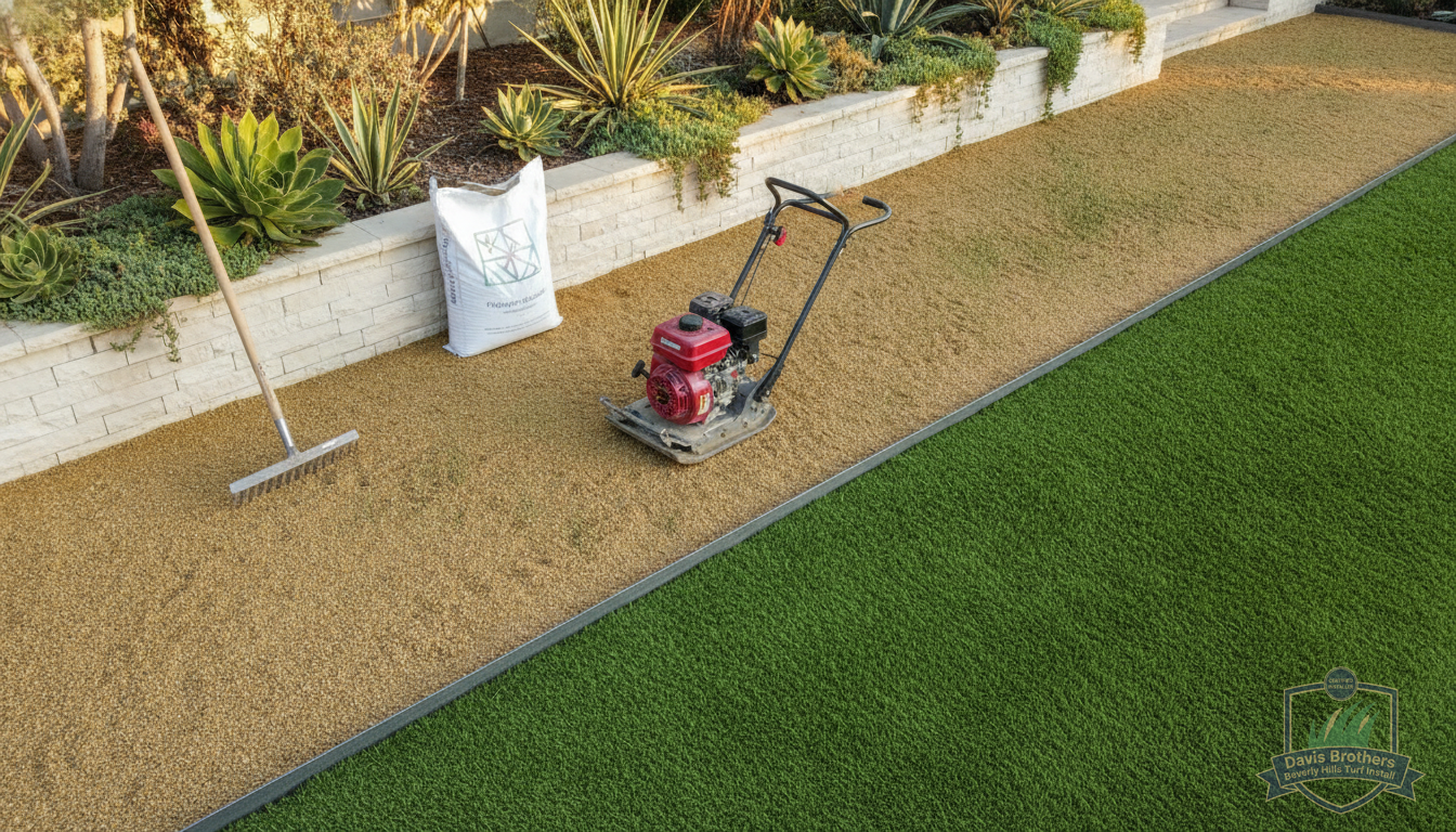Decomposed Granite and Hardscape Border Installation